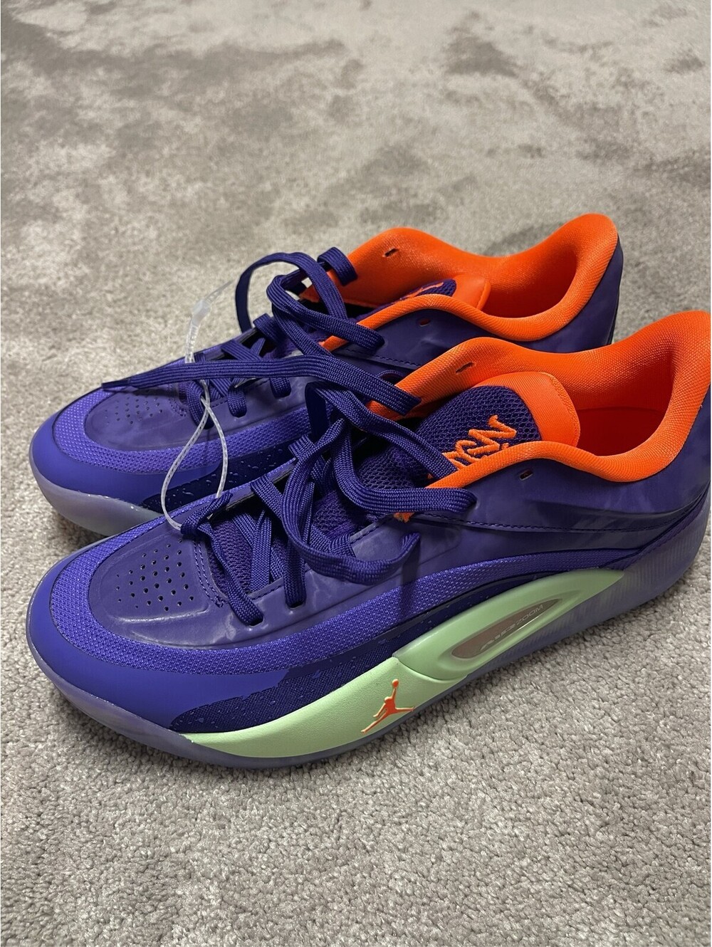 Nike Jordan Zion 4 Rare Form Court Purple Orange FB1802-500 Size 8.5 NEW